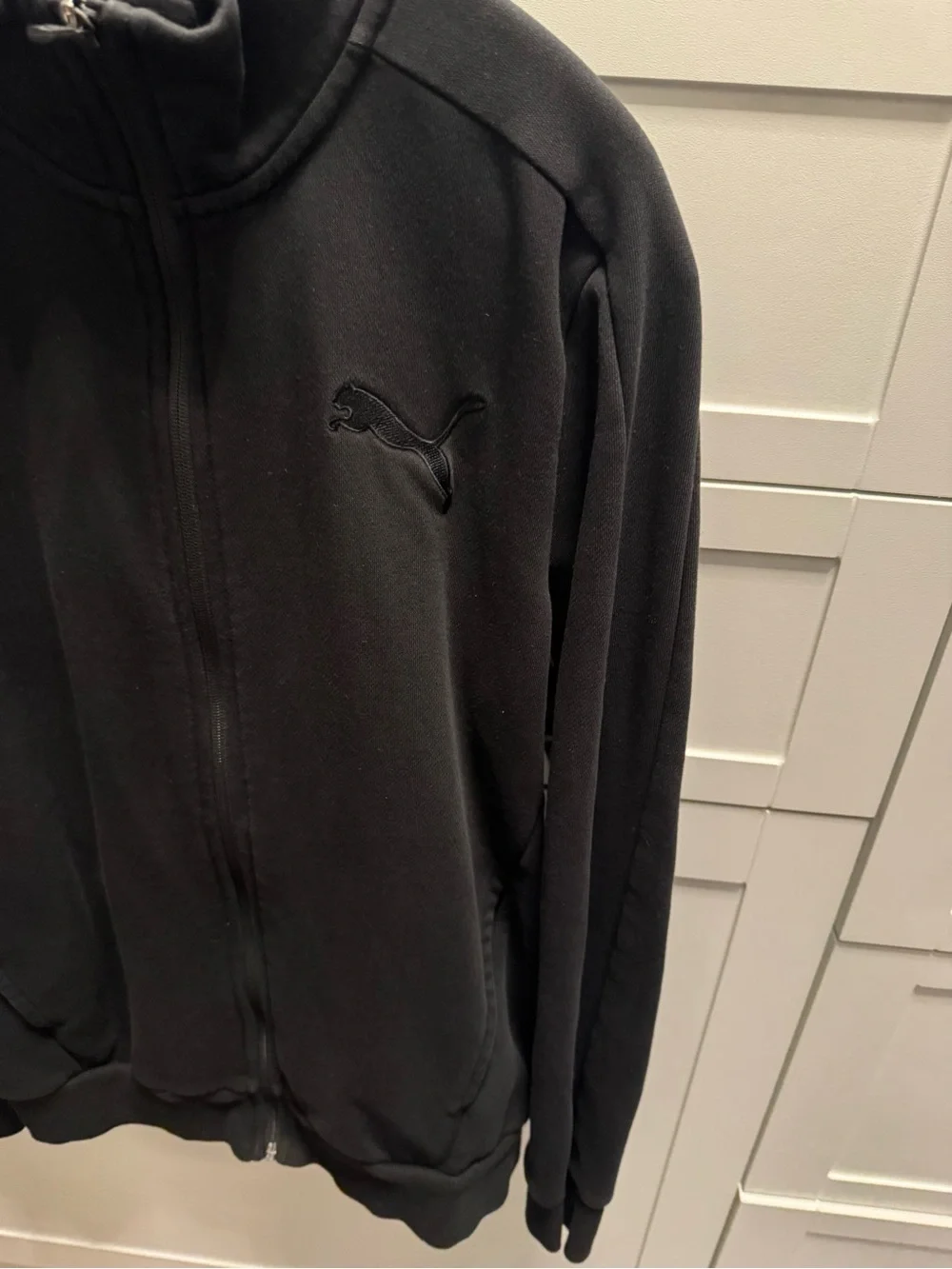 Puma Men's Black Full-Zip Sport Jacket Size Small - Picture 5 of 8